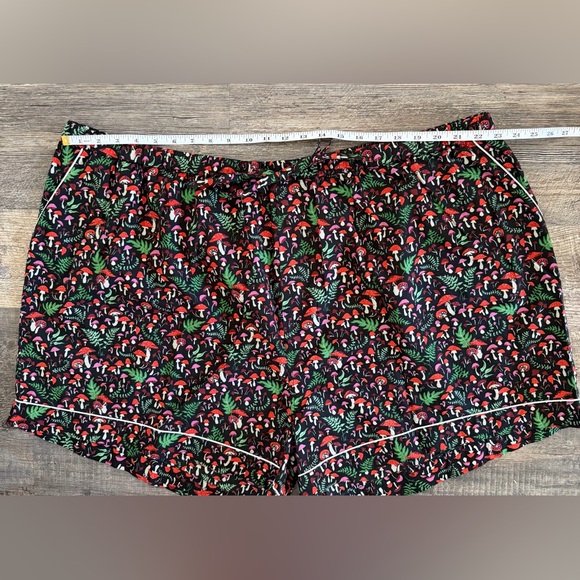 PRINTFRESH 4X Organic Cotton Shorts Pajama Set Mushroom & Leaf Print - Picture 11 of 16